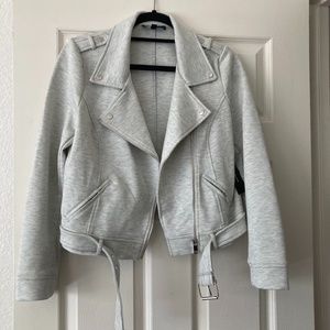 Lulu's Grey Moto Jacket